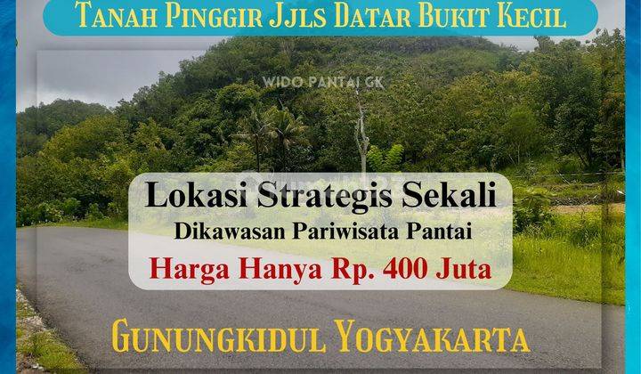 Dijual Tanah Pantai Pinggir Jalan Jjls Dekat Baron Yogyakarta 1