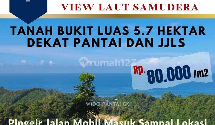 Dijual Tanah Pantai Dekat Jjls Dan Pantai Gunungkidul Yogyakarta 1