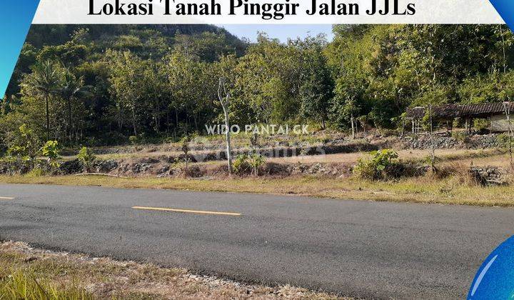 Jual Tanah Pantai Berbukit Pinggir Jalan Jjls Dekat Pantai Baron 2