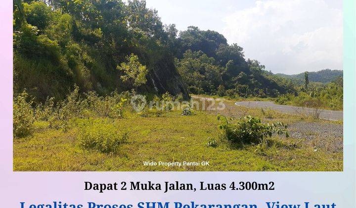 Dijual Tanah Pantai View Laut Pinggir Jalan JJLs Indrayanti Yogyakarta 2