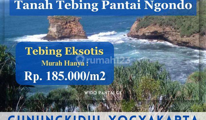 Dijual Tanah Tebing Murah Pantai Ngondo Gunungkidul Yogyakarta 1