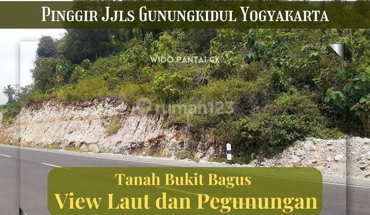 Jual Tanah Pantai Bukit View Laut Pinggir Jjls Gunungkidul Yogyakarta 2