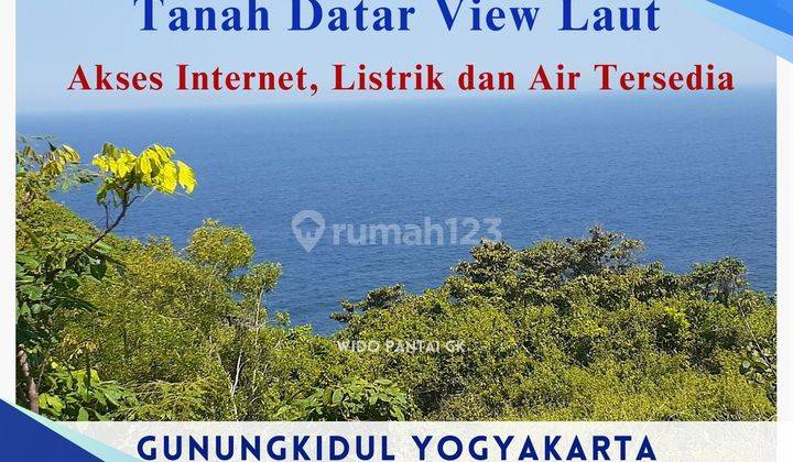 Jual Tanah Pantai Datar View Laut Murah Gunungkidul Yogyakarta 1