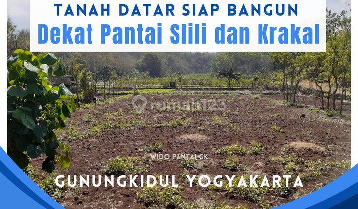 Dijual Tanah Datar Dekat Pantai Slili Dan Krakal Gunkid Yogyakarta 1