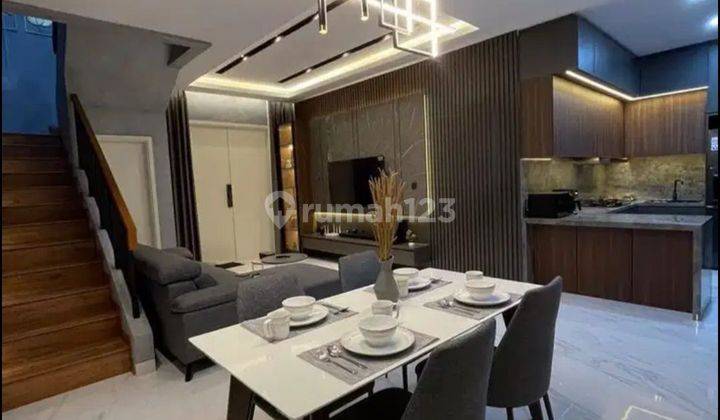 Rumah Full Furnish Mewah di Gading Serpong di Cluster Carribean Flamingo  2