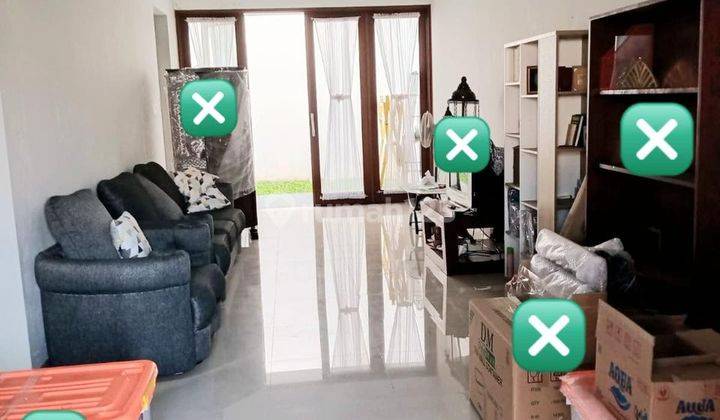 sewa rumah semifurnish cherry field buah batu 1