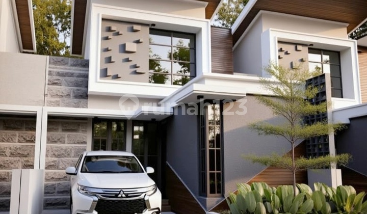 Rumah Baru Modernen Minimalis 2 LT Lokasi Strategis di Tidar Malang