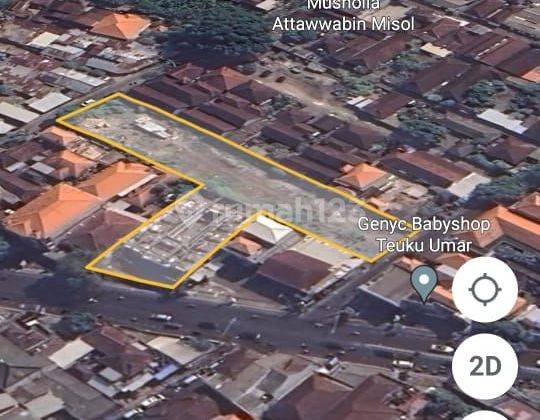 Disewakan tanah komersil padat penduduk di Teuku Umar Denpasar 1