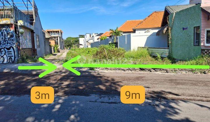 Land for rent on the main road of Sempol Canggu 2