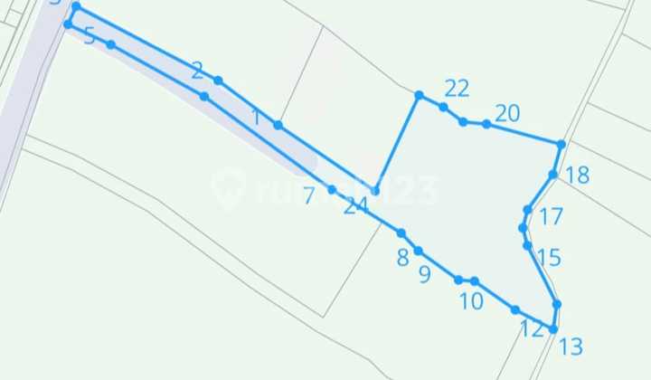 Strategic Beach Land for Sale in Pererenan, Bali