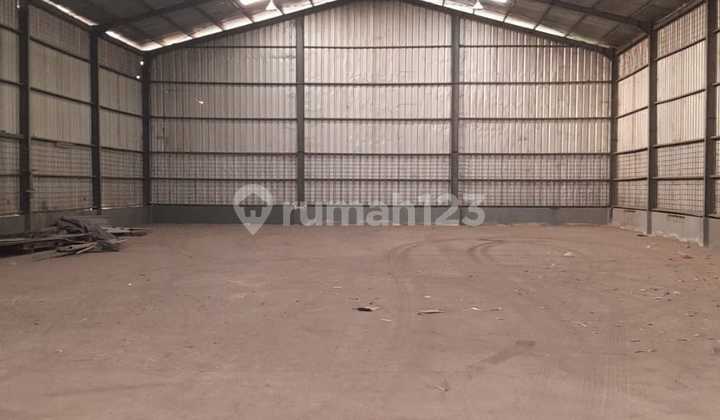 Disewakan Gudang Kawasan Pergudangan akses kont 40ft 