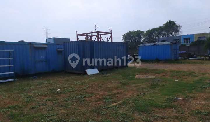 Dijual Lahan Kosong Tanah Padat Akses Kont 40 Ft Dekat Tol
