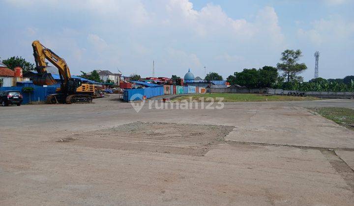 Disewakan lahan kosong  Outdoor pinggir jln tol Bektim  2