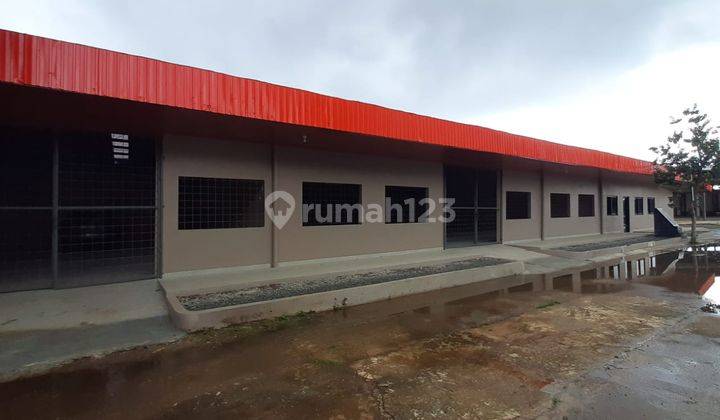 Disewakan Gudang siap pakai dan rapi akses Kontainer dekat Tol  2