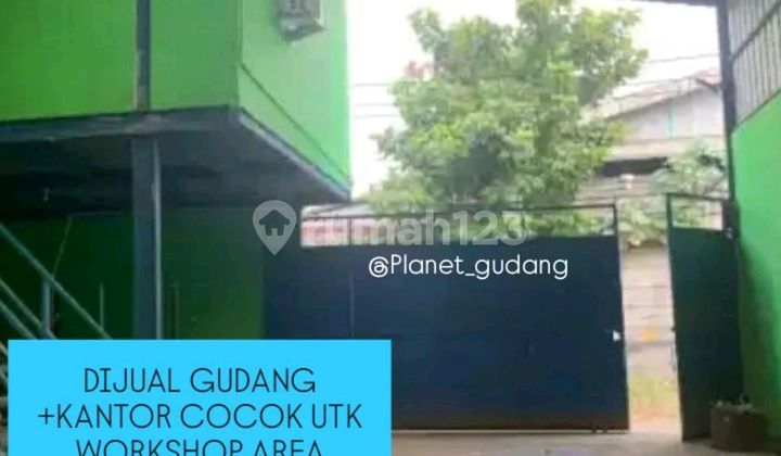 Warehouse + Office for Sale in Wing Box Area Bantar Gebang Ready to Use