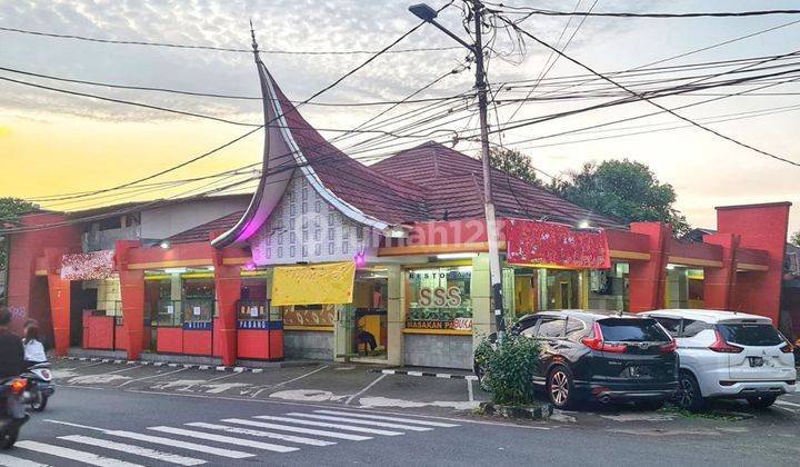 Turun Harga Dijual Tanah dan Bangunan Komersial Ex Resto di jl raya ramai dan lebar di Bintaro Sektor 1 Bintaro Jaya Jakarta Selatan 1