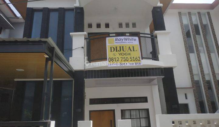 Dijual Rumah 2 Lantai di Tangkerang Labuai Dekat Area Perkantoran Sudirman 1