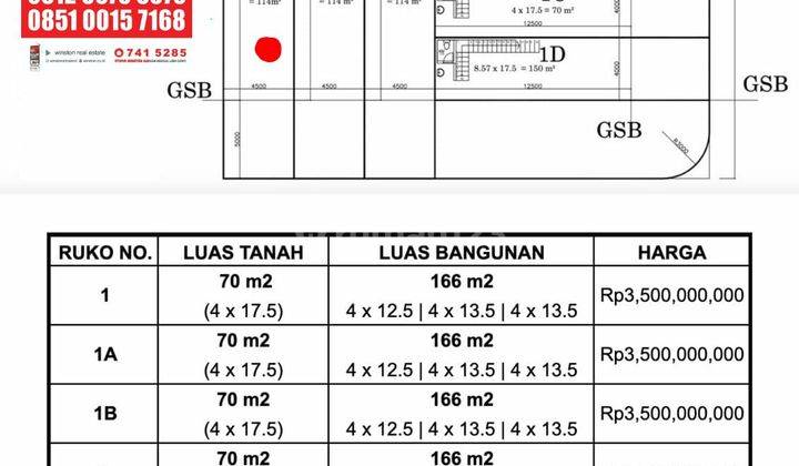 Ruko Jual Strategis Raya Kupang Jaya Surabaya Barat 2