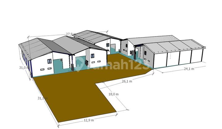 For Sale: Land in Cijagra, only 500 meters from Kopo Main Road. Suitable for warehouse, paddle tennis, investment, etc. Land area 3340 m² with SHM (certificate). Price 3.5 M. Info: 0822.1857.7273. Teguh Budiman / xmac.