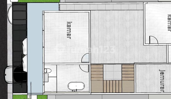 On Progres Taman Kopo Indah 2 Rp 2.800.000.000,00 Lt 153 Lb 2404 Ktd + 13 Kmd Air Sible Listrik 2200shm Hdp Timurkitchen Set 2