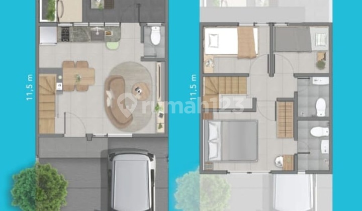 57M Wide House in Park Serpong Tangerang 2