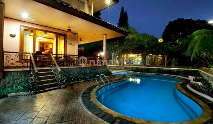 Rumah Mewah Perpaduan Jawa Bali Classic Di Kemang Ampera Jakarta Selatan 1