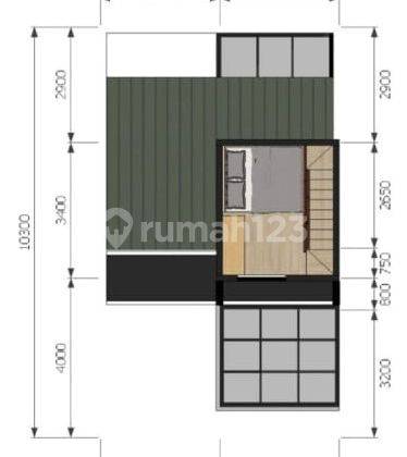 Rumah Baru Modern Mezzanine Rasa 2 Lantai Pamulang  2