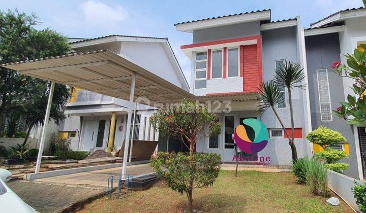 Rumah 2 lantai minimalis rapi siap huni di legenda wisata 1