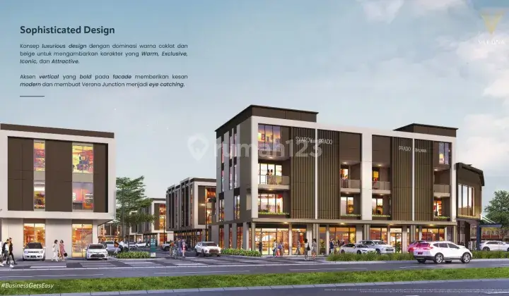 Ruko / SOHO Lokasi Strategis Traffic sangat Padat dekat Akses Tol di SHOPHOUSE VERONA JUNCTION 3