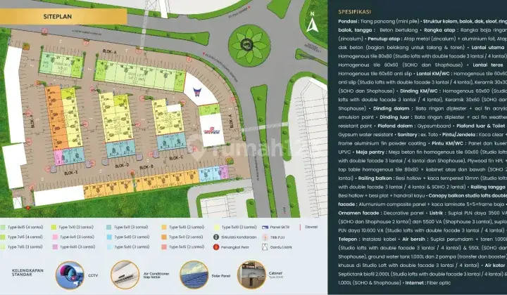 Ruko / SOHO Lokasi Strategis Traffic sangat Padat dekat Akses Tol di SHOPHOUSE VERONA JUNCTION 6