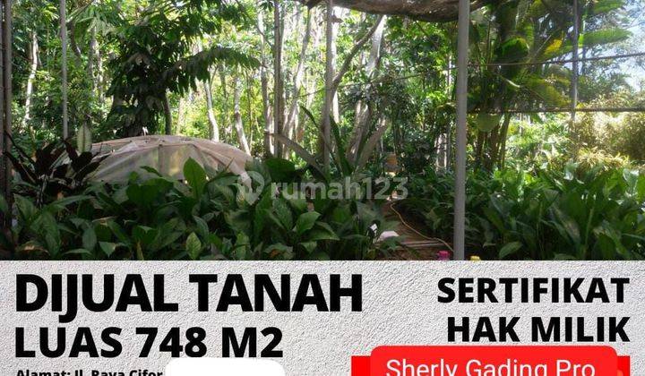 Dijual Tanah Lokasi Sangat Strategis Jl. Raya Cifor Bogor 1