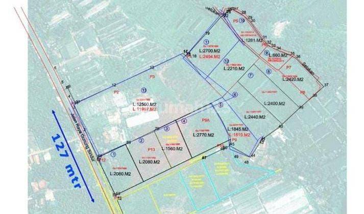 DIJUAL TANAH PADAT PINGGIR JALAN GUNUNG SINDUR!! di Parung Bogor 1