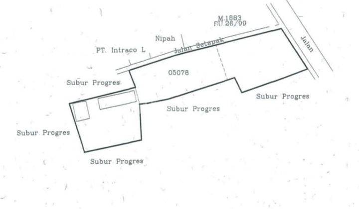 Tanah Panjang di Pinggir Jalan Lokasi Bagus untuk Usaha atau Komersil 1