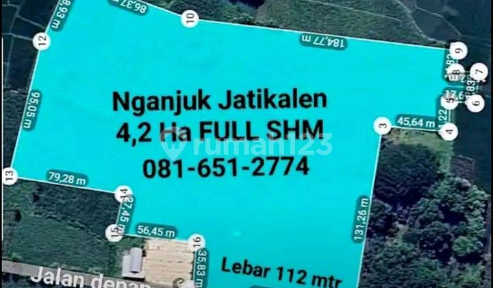 Land in Nganjuk Jatikalen Land in Nganjuk Jatikalen