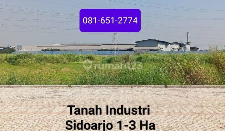 Tanah Industri di Sidoarjo  1