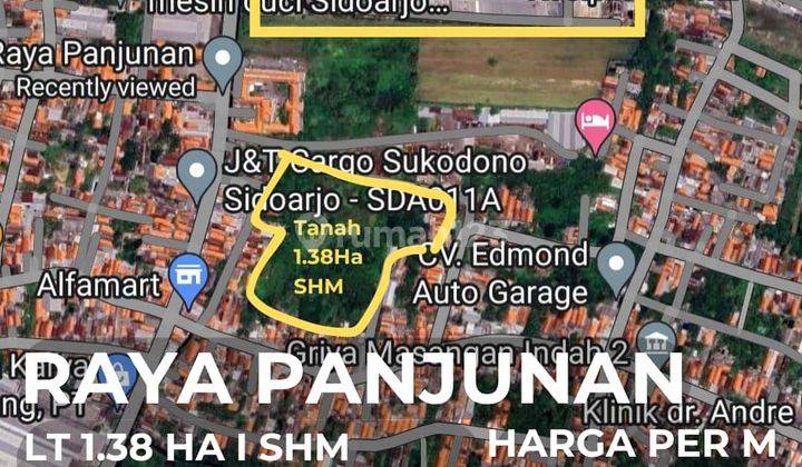 Jual Tanah Lokasi Strategis di Sukodono Sidoarjo 1