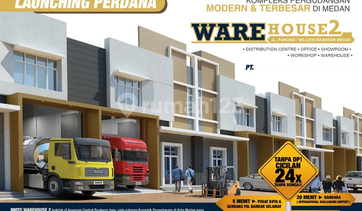 Gudang Baru Lokasi Strategis di Mmtc Warehouse Medan 1