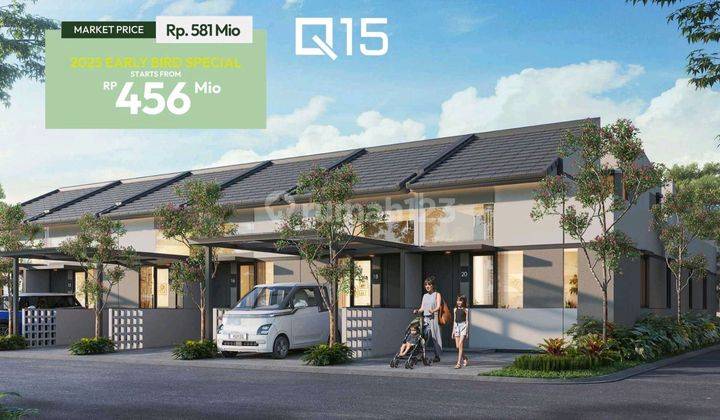 Rumah Minimalis 2 Lantai Idaman Q15 Park Serpong 1