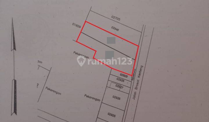 Tanah murah jual cepat Prospek Bagus Muka 30m Mangku Jln Utama Sentolo Brosot 2