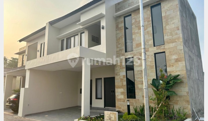 Rumah baru murah full furnish dalam perum dekat jalan Wonosari km 7 Jogja