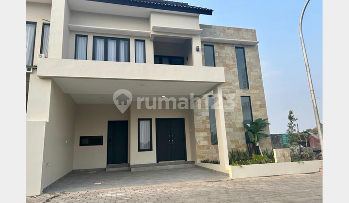 Rumah baru murah full furnish dalam perum dekat jalan Wonosari km 7 Jogja