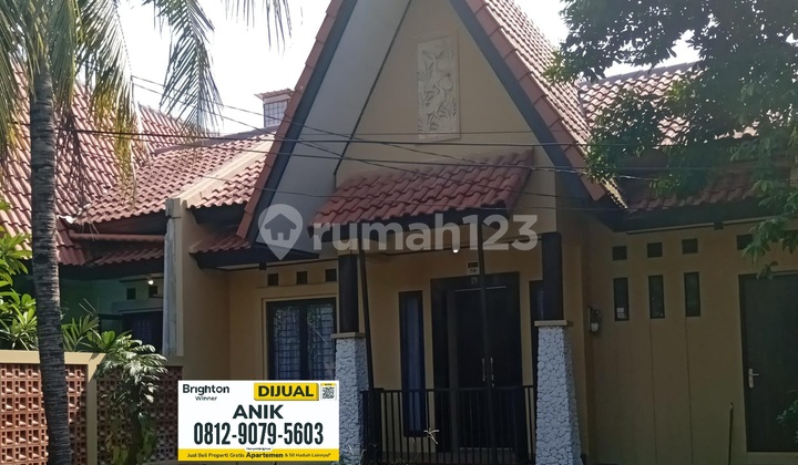 Rumah Bagus 1 Lantai Siap Huni Dengan 3 Kamar Tidur Aman Tidak Banjir