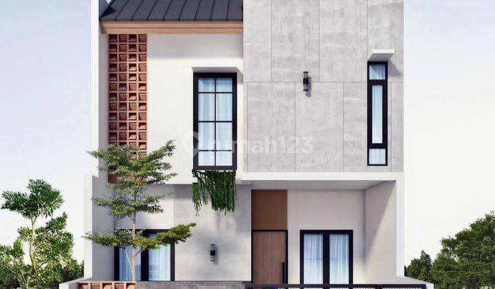 Dijual Rumah Baru Model Tropical Insudtrial House Di Nusaloka Bsd 1