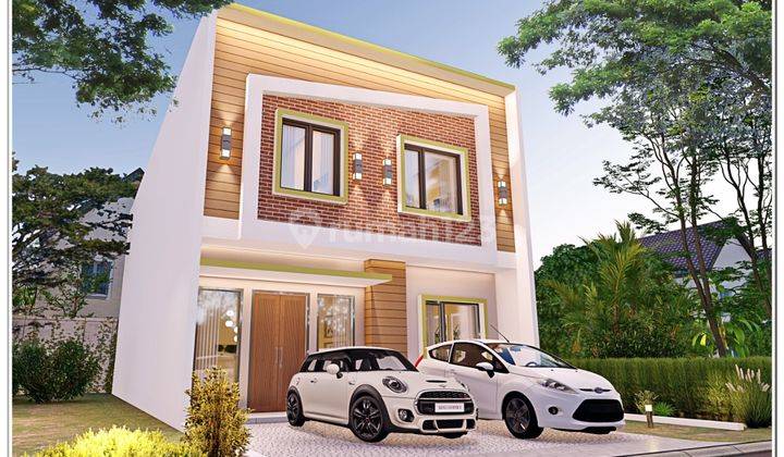  Dijual Rumah Hoek Brand New Cantik, Modern Bagus Di Nusaloka Bsd 1