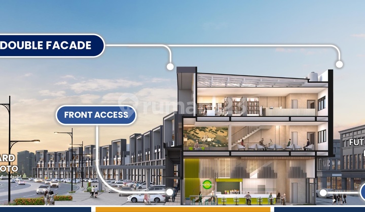 Hudson Studio Loft Gading Serpong Type 5x18 Standart 3 Lantai