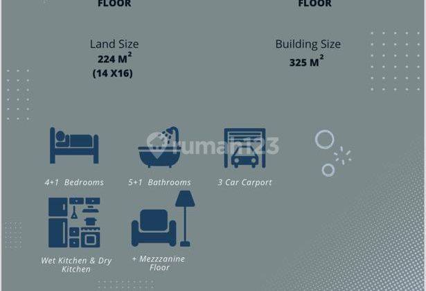 Luxury House At Cosmo Bsd 2 Lantai Bagus Modern Lokasi Strategis 2