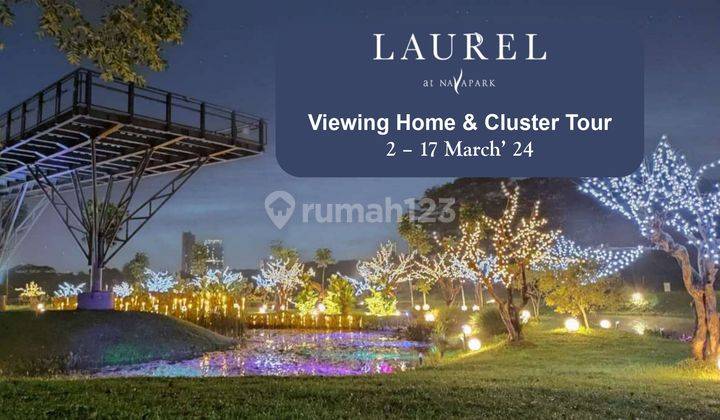 Laurel At Navapark Bsd Type 12 Rumah 3 Lantai Mewah Baru 2