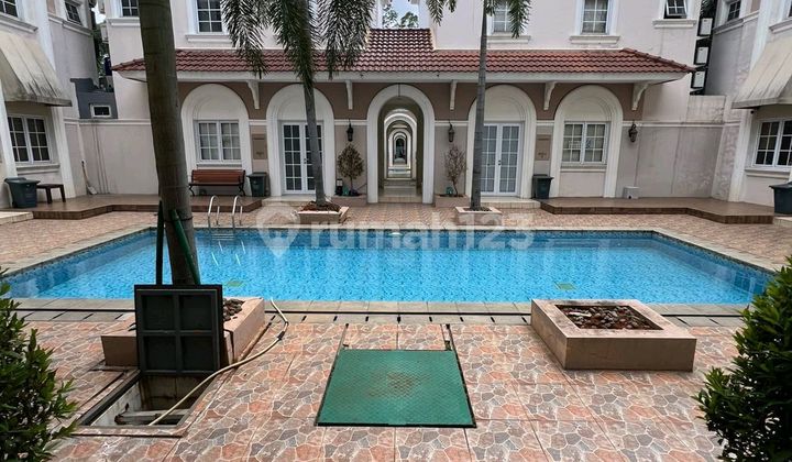 Rumah Kost Alesha Blue Di Bsd City Full Furnish Ada Kolam Renang