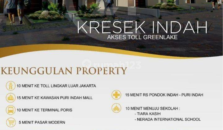 Dijual Murah Bu 1 Unt Rumah Dekat Green Lake City Dijamin Paking Murah 2