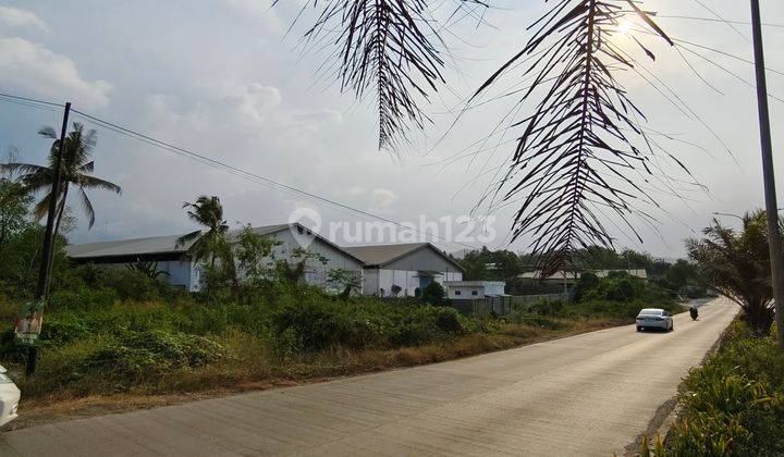 Dijual Tanah Pinggir Jalan Lingkar Lokasi Sangat Cocok Untuk Pergudangan, Industri Dan Lahan Parkir Kendaraan Besar  1